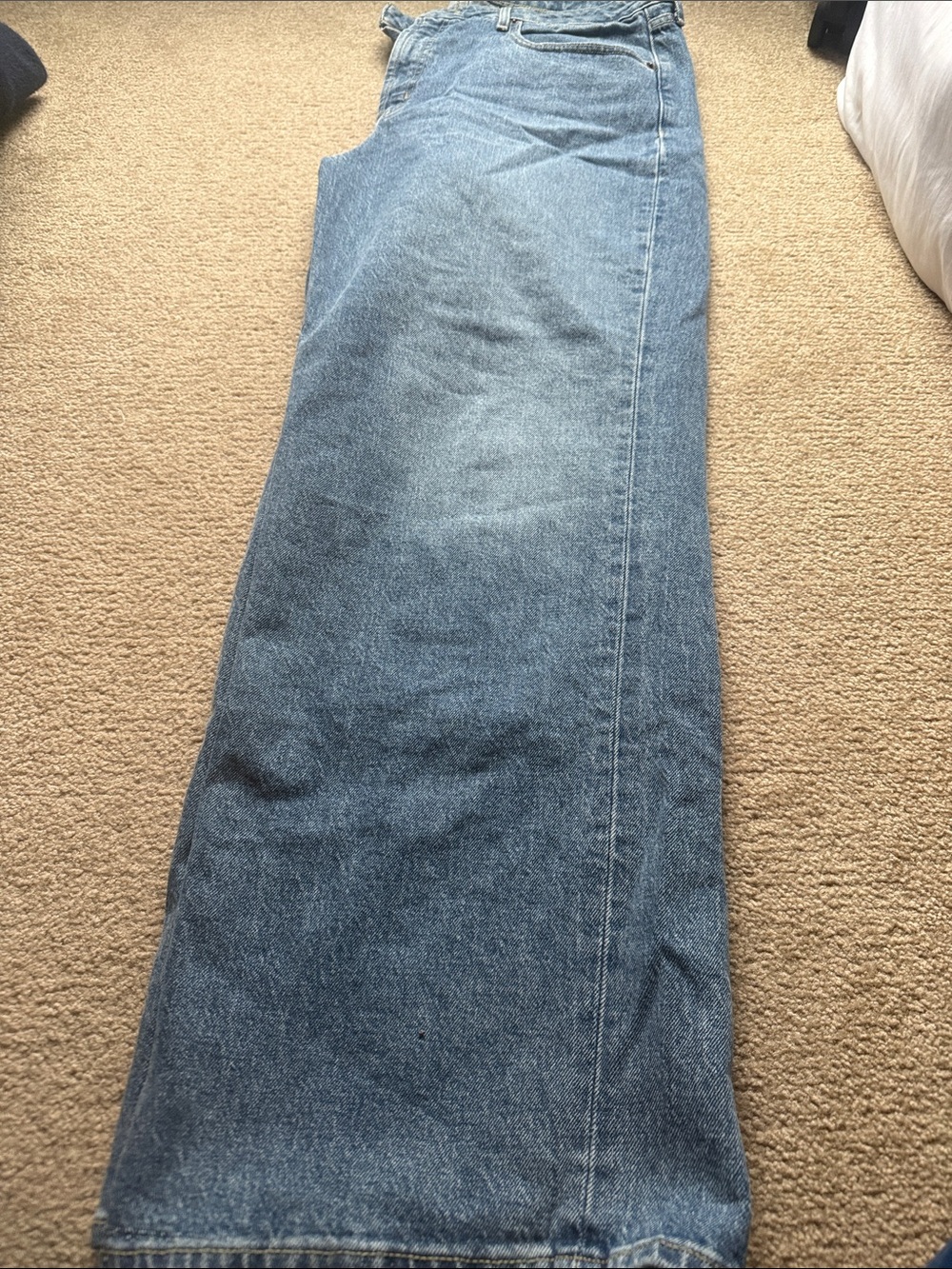 Old Navy extra high-rise wide leg classic blue Women's Jeans